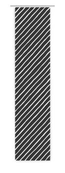 Moderna Diagonal black, Flächenvorhang Einzel